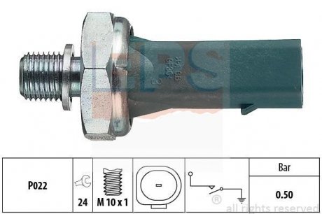 Датчик тиску масла VW Gofl 4/Audi A2/Bora/Polo EPS 1 800 139 (фото 1)