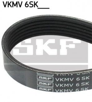 Ремінь ПОЛИКЛИНОВЫЙ SKF VKMV 6SK1090 (фото 1)