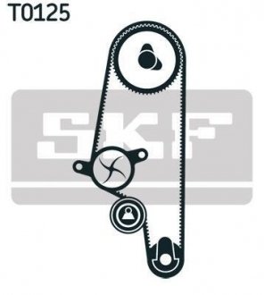 Водяний насос + комплект зубчатого ременя SKF VKMC 01110 (фото 1)