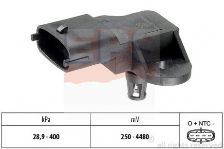 Датчик тиску випускних газів Volvo S60/S80/V40/V60 2.0 13- EPS 1 993 357 (фото 1)