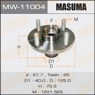 Ступица передняя Masuma MW11004 (фото 1)