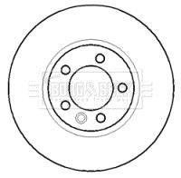 Гальмівні диски BORG & BECK BBD5916S (фото 1)