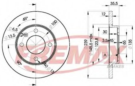 Тормозной диск Fremax BD-3300 (фото 1)