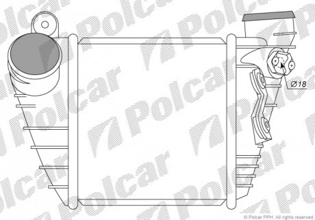 Інтеркулер Polcar 1323J8-1 (фото 1)