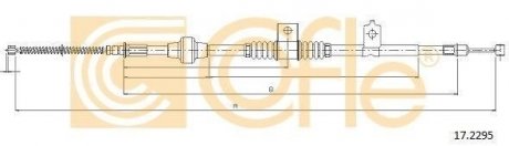 Трос стояночного тормоза COFLE 17.2295 (фото 1)