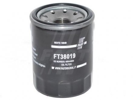 Фильтр масляный 1.4 8V ft Fiat Doblo 00-09,Punto II 00-03 FAST FT38019 (фото 1)