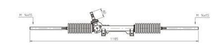Ремкомплект рейки усилителя рулевого механизма GENERAL RICAMBI GR CI4031 (фото 1)