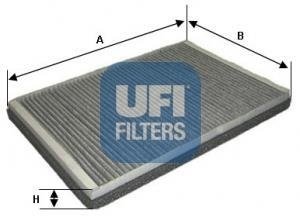 Фильтр, воздух во внутренном пространстве UFI 54.169.00 (фото 1)