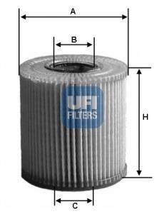 Масляний фільтр UFI 2503400 (фото 1)