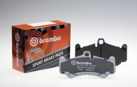 Колодки тормозные дисковые, к-кт. BREMBO 07.B314.51 (фото 1)