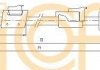 Трос стояночного тормоза COFLE 11.5496 (фото 1)