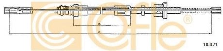 Трос стояночного тормоза COFLE 10.471 (фото 1)