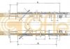 Трос стояночного тормоза COFLE 10.560 (фото 1)