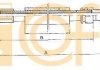 Трос стояночного тормоза COFLE 1171.2 (фото 1)