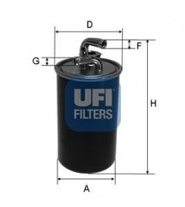 Паливний фільтр UFI 24.030.00 (фото 1)