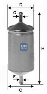 Паливний фільтр UFI 31.501.00 (фото 1)
