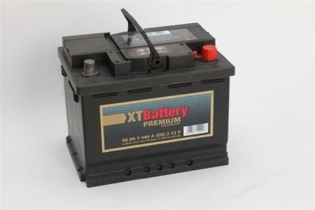 Аккумулятор PREMIUM 56Ah, EN 460, правый "+" 242 X 175 X 190 (ДхШхВ) XT XT BAT PREMIUM 56 (фото 1)