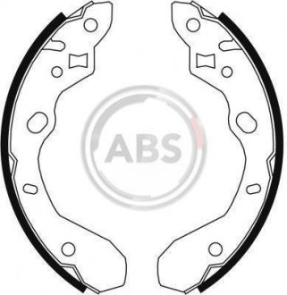 Комплект тормозных колодок A.B.S 9066 (фото 1)