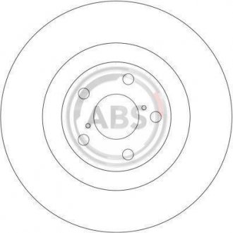 Тормозной диск A.B.S 17020 (фото 1)