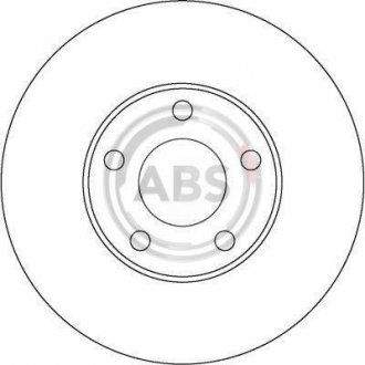 Тормозной диск A.B.S 16878 (фото 1)
