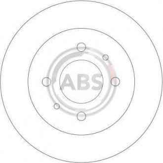 Тормозной диск A.B.S 16476 (фото 1)