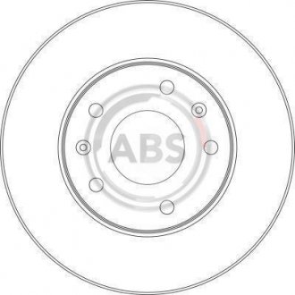 Тормозной диск A.B.S 17011 (фото 1)