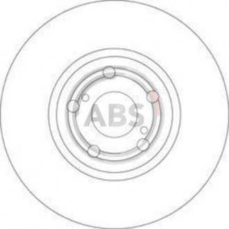 Тормозной диск A.B.S 17511 (фото 1)