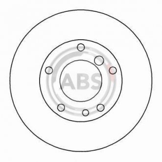 Тормозной диск A.B.S 15867 (фото 1)