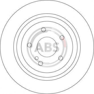 Тормозной диск A.B.S 17113 (фото 1)