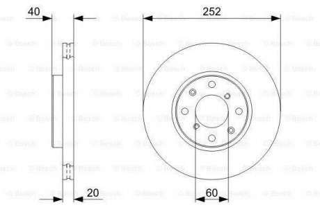 Тормозной диск Bosch 0 986 479 B98