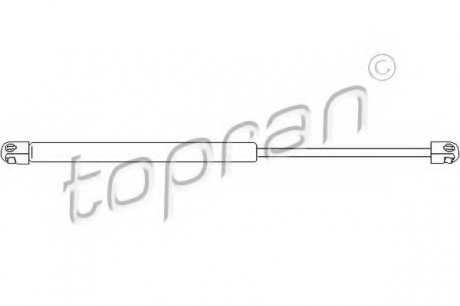 Пружина газова (амортизатор кришки багажника) TOPRAN 206833 (фото 1)