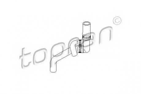 Шланг радіатора (система охолодження) TOPRAN 109020 (фото 1)