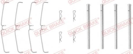 Р, к дискових гальм. колодок QUICK BRAKE 109-0965 (фото 1)