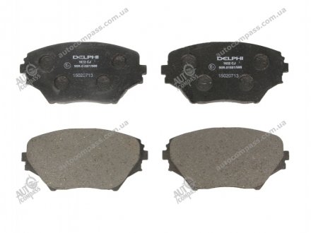Гальмівні колодки, дискові Delphi LP1632 (фото 1)