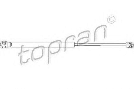 Амортизатор кришки багажника TOPRAN 112067 (фото 1)