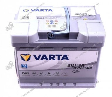 Аккумуляторная батарея VARTA 560901068 D852 (фото 1)