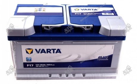 Стартерна батарея (акумулятор) VARTA 580406074 3132 (фото 1)