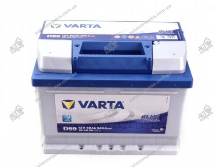 Стартерна батарея (акумулятор) VARTA 560409054 3132 (фото 1)