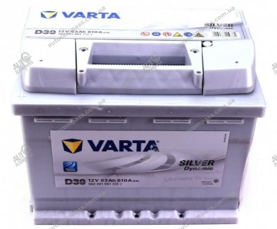Стартерна батарея (акумулятор) VARTA 563401061 3162 (фото 1)