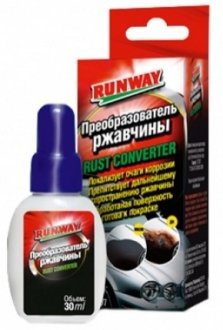 0.03л RUST CONVERTER Средство для борьбы и локализации корозии RUNWAY RW0362 (фото 1)