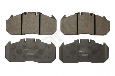 КМП гальмівних колодок STARLINE BD T010 (фото 1)