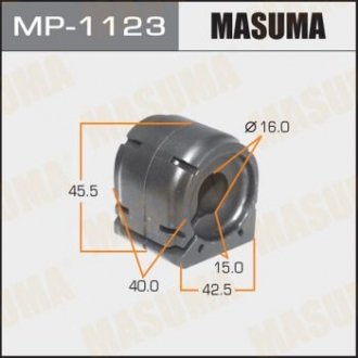 Втулка стабилизатора _rear_ cx-5 11- [уп.2] Masuma MP1123 (фото 1)