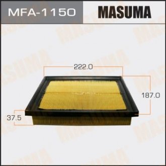 Воздушный фильтр а- 1027 \\\\ (1, 40) Masuma MFA1150 (фото 1)
