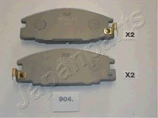 Комплект тормозных колодок, дисковый тормоз JAPANPARTS PA-904AF (фото 1)