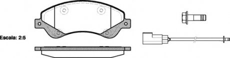 Комплект тормозных колодок, дисковый тормоз WOKING P13513.02 (фото 1)