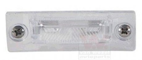 Підсвістка номерного знаку Van Wezel 5837920