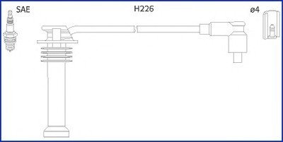 Комплект электропроводки HITACHI 134672 (фото 1)