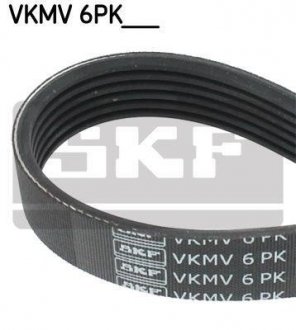 Поликлиновой ремінь SKF VKMV 6PK1205 (фото 1)