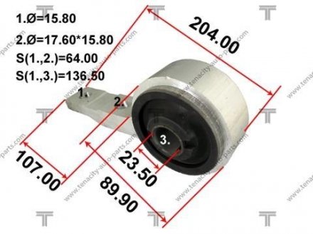 Сайлентблок TENACITY AAMNI1032 (фото 1)