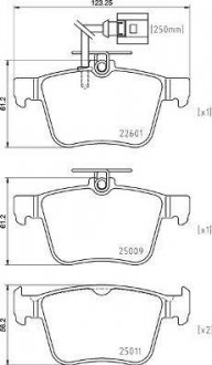 Тормозные колодки, к-кт. BREMBO P85 162 (фото 1)